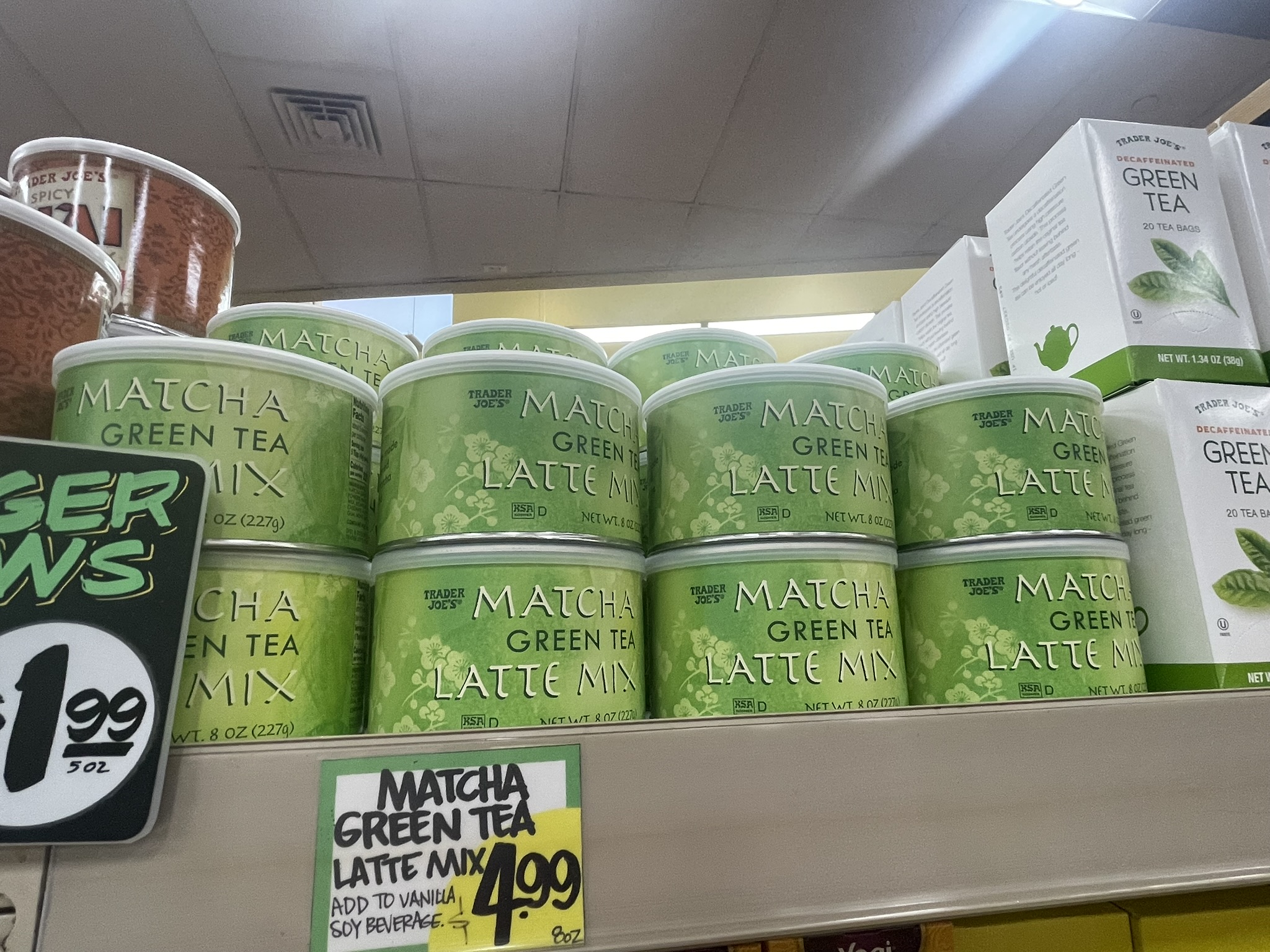 말차 그린 티 라떼 믹스(MATCHA GREEN TEA LATTE MIX)