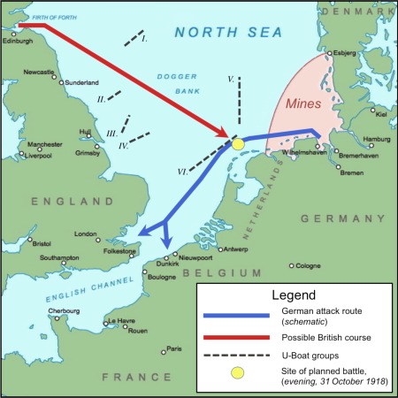 독일제국 마지막 영국해협 공격 작전도