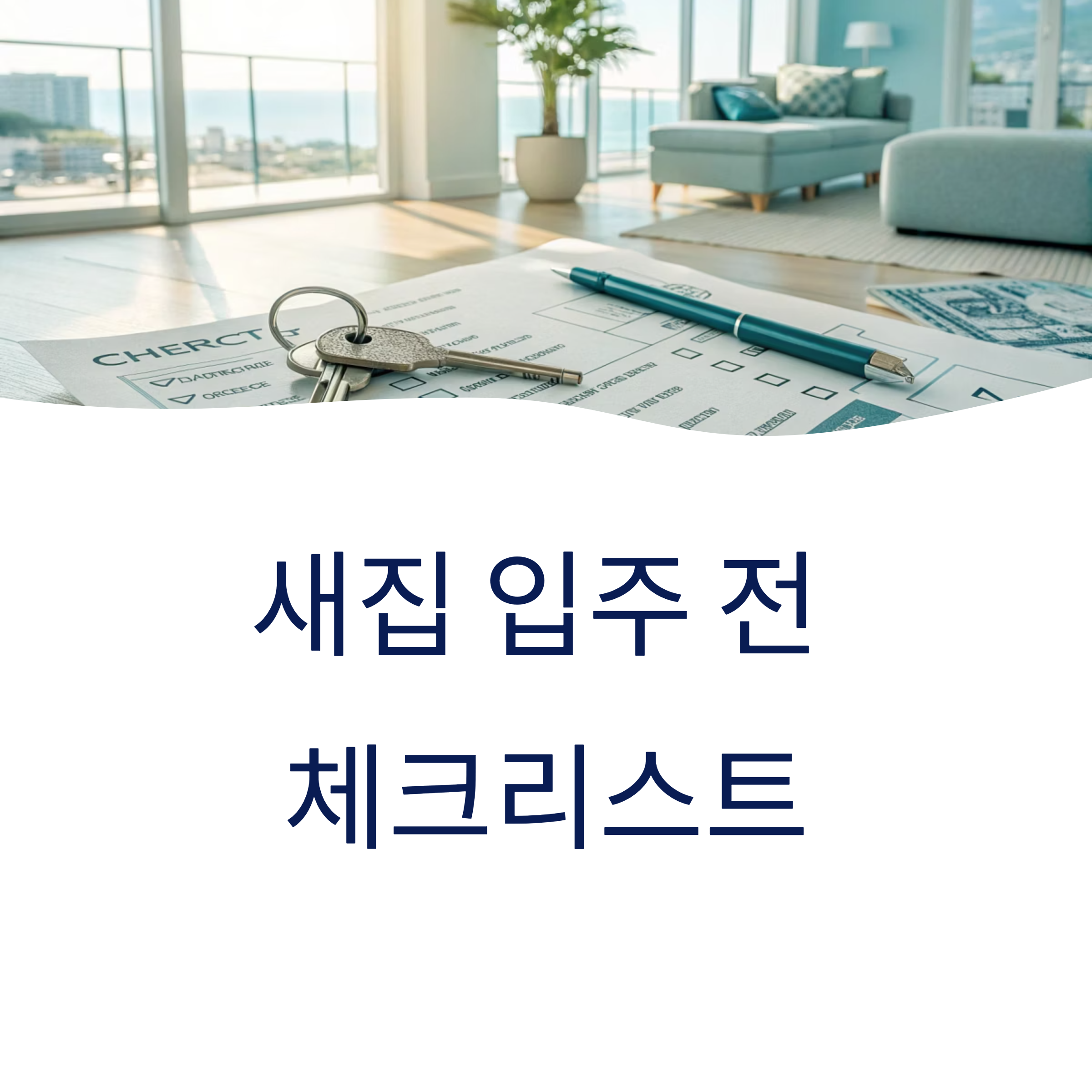 새집 입주 전 체크리스트