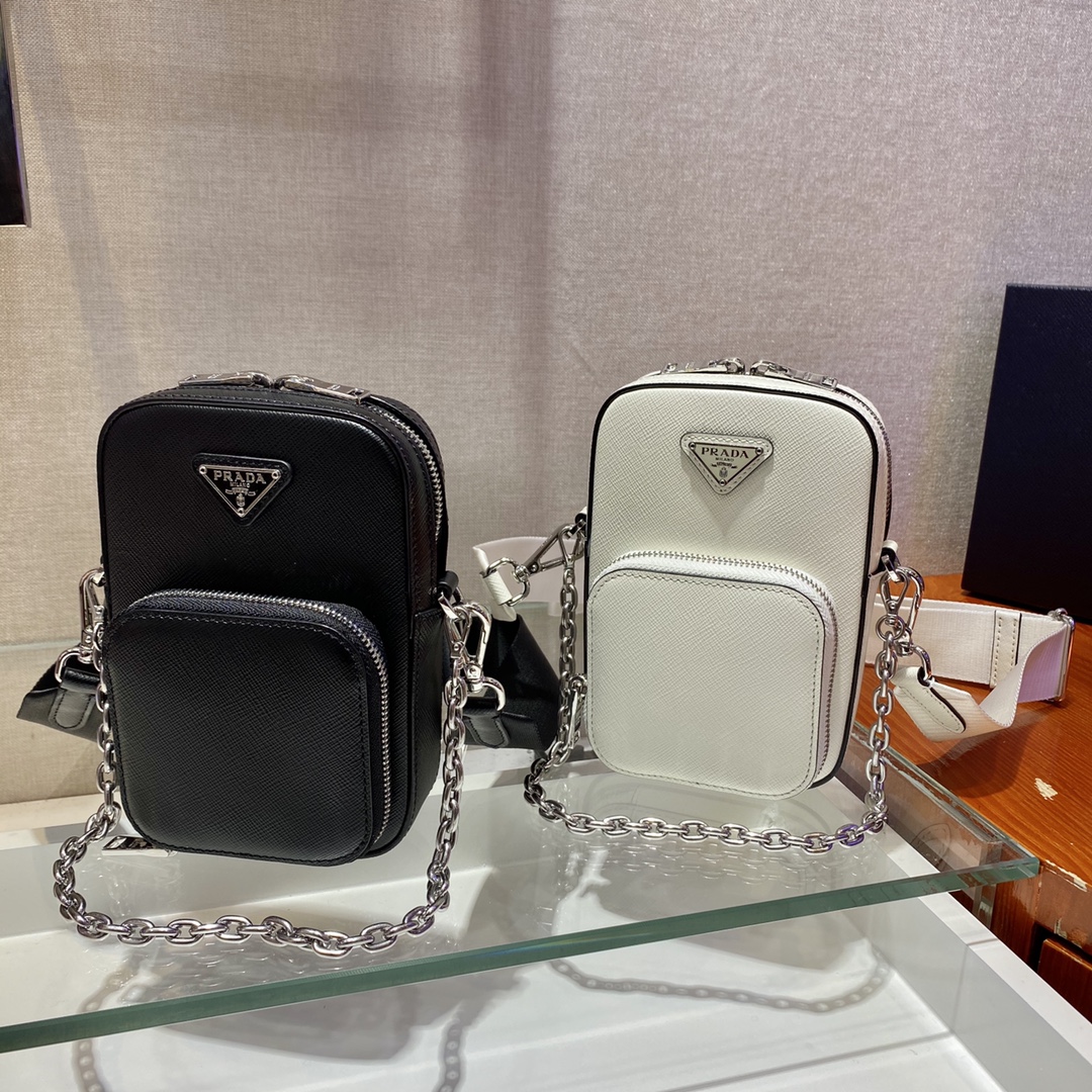  [PRADA] 프라다 사피아노 가죽 미니 백 1BH183 (2 COLOR)