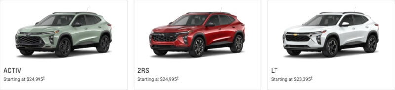 쉐보레 트랙스 크로스오버 가격 및 정보