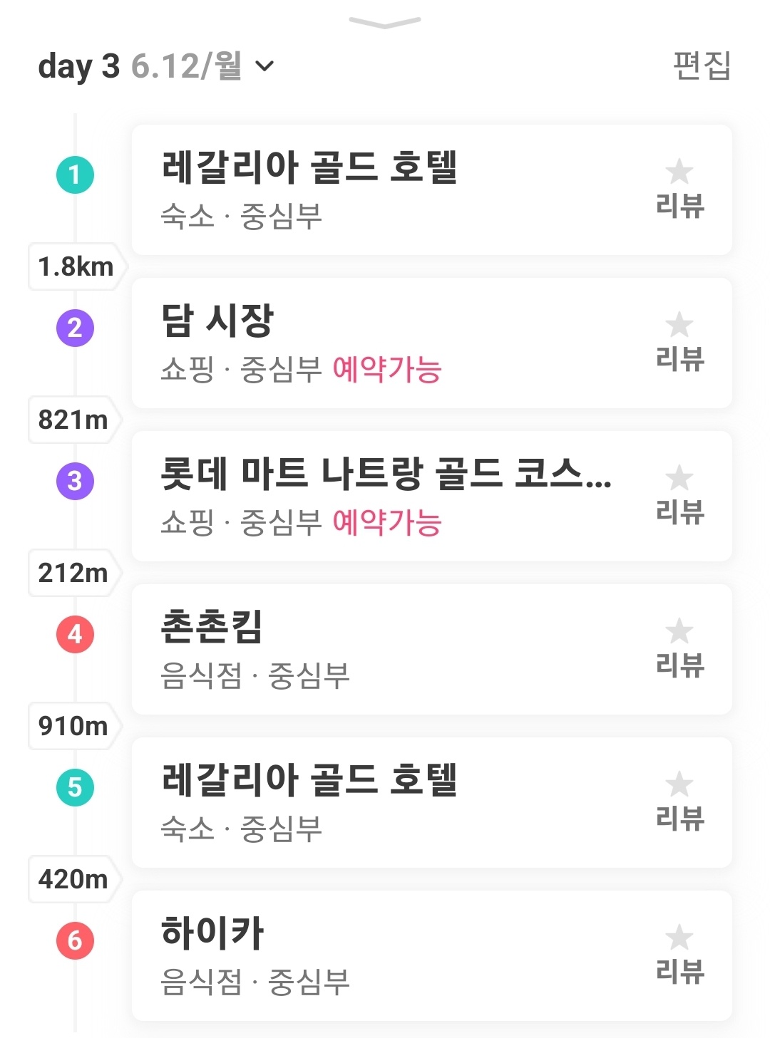 나트랑여행