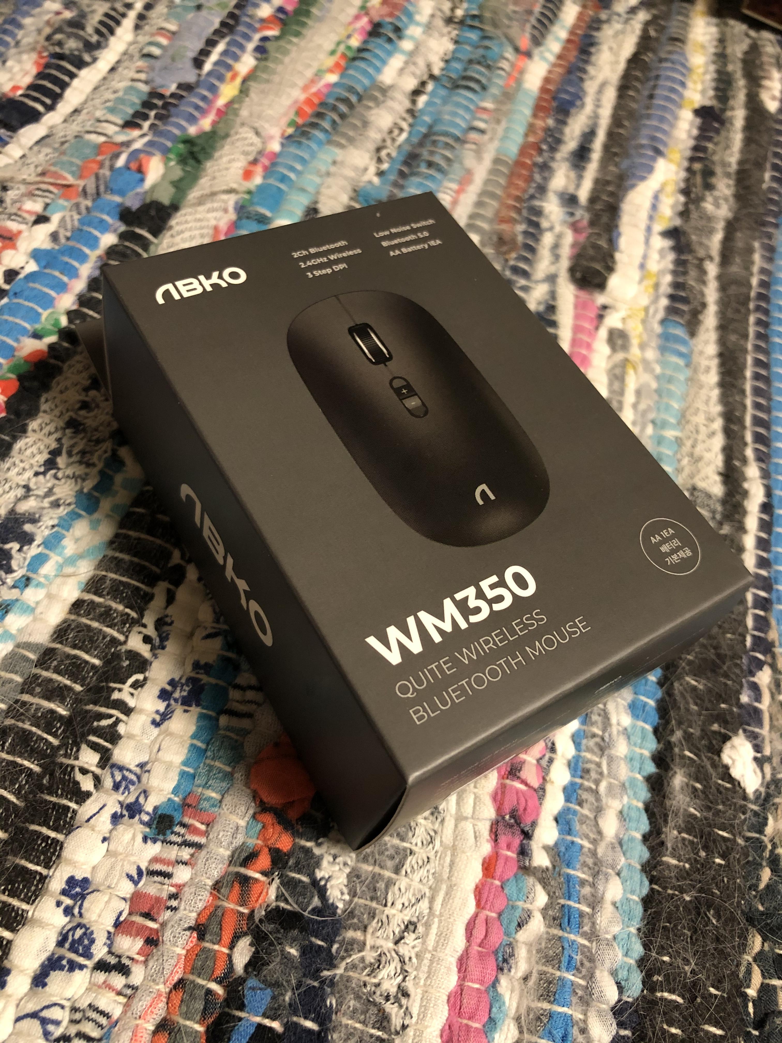  구매후기)무선블루투스 마우스 ABKO_WM350 QUITE WIRELESS BLUETOOTH MOUSE 구입 및 설치하기