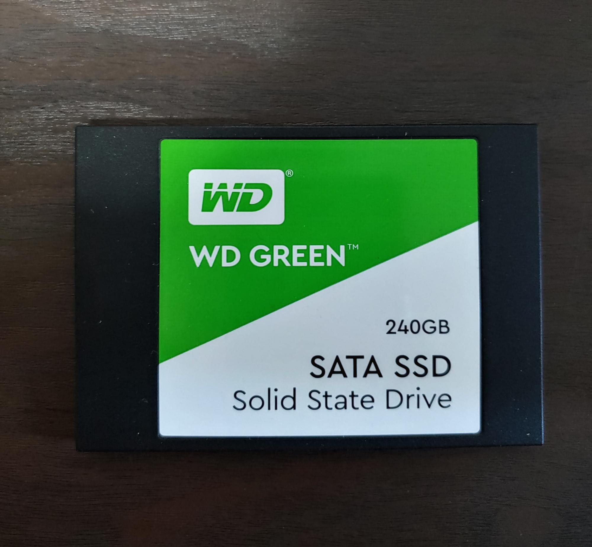  WD GREEN SSD, HDD, 속도차이