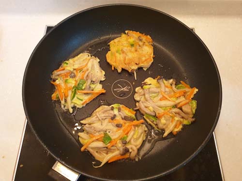 느타리버섯전 만들기 / Oyster Mushroom Pancakes