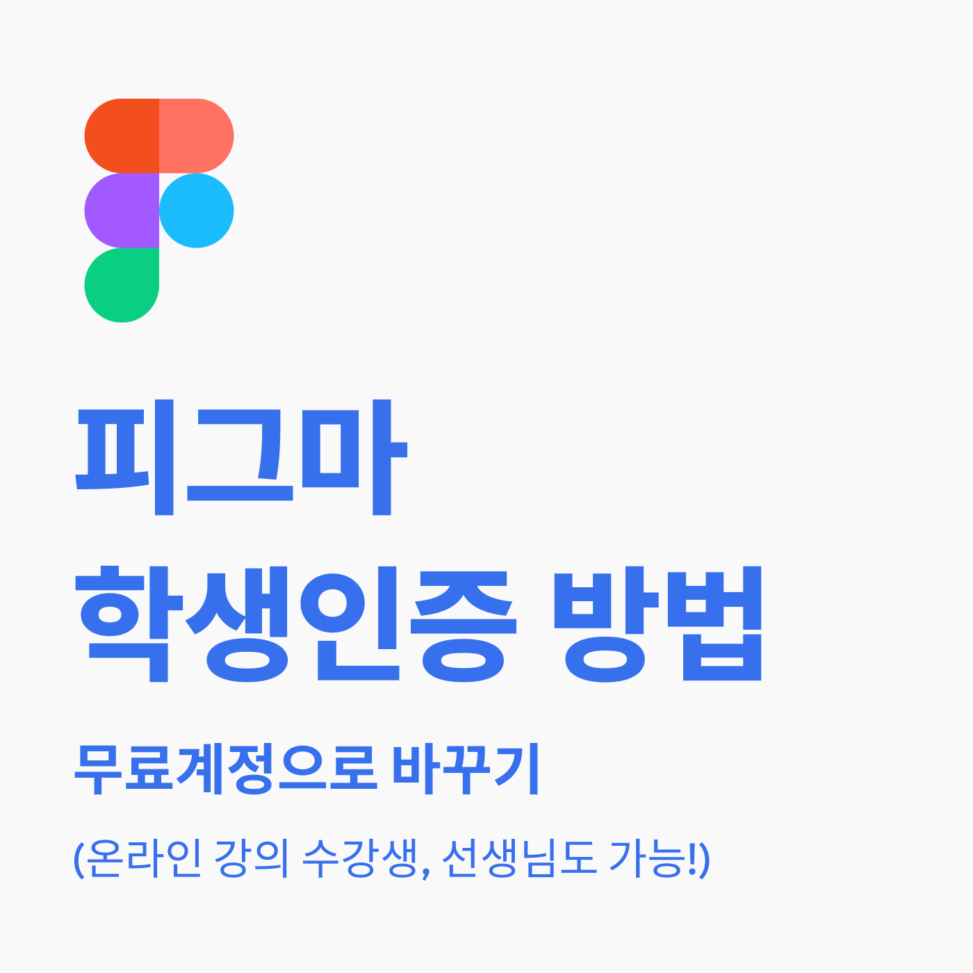 피그마 학생인증 방법