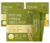 편안한 34종 발효 곡물 효소 포스트바이오틱스 유산균, 90g, 3개