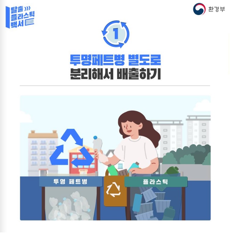 투명페트병 별도 분리배출