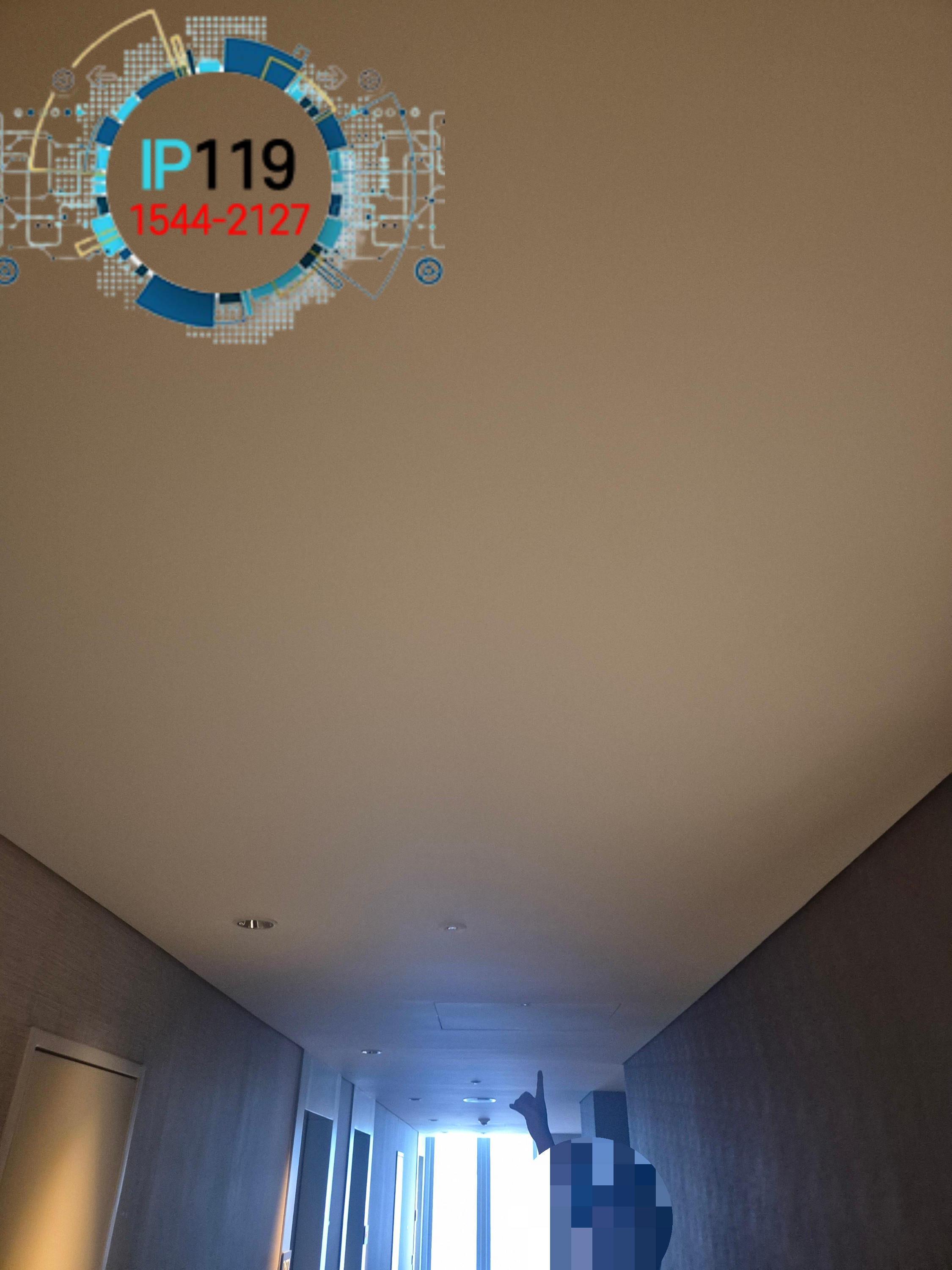 관악구 주상복합형 오피스텔 복도 감시카메라 설치와 랜선 증설 작업