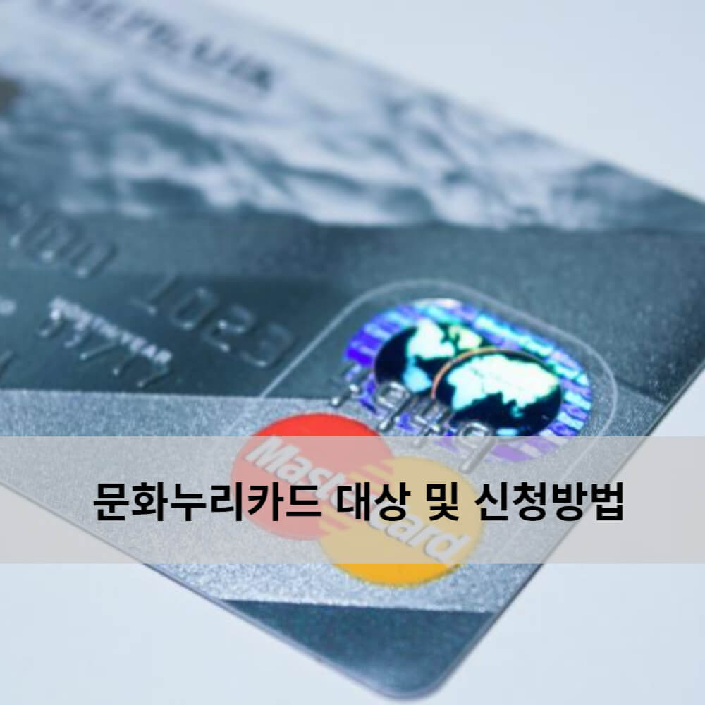  2024 문화 누리카드 충전 및 신청 방법(대상,사용처,잔액조회,사용기간)