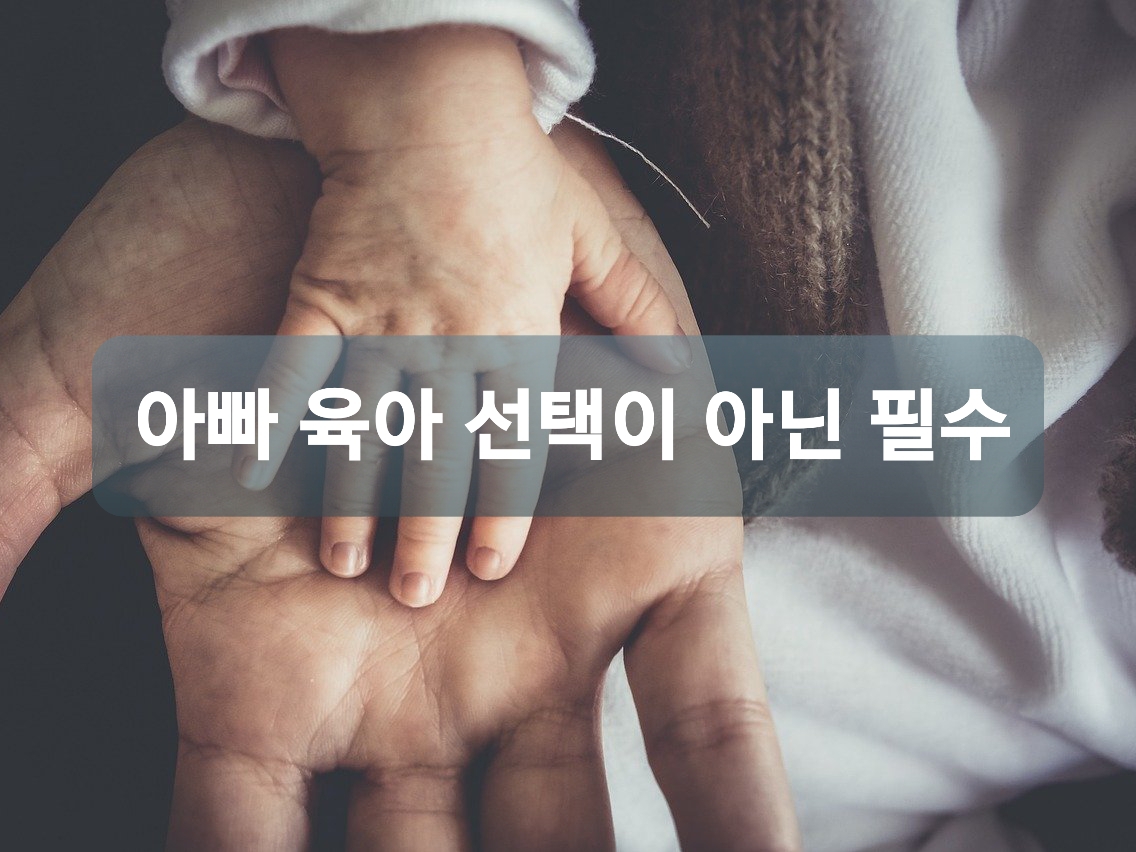  아빠 육아 중요성과 방법에 대한 이야기