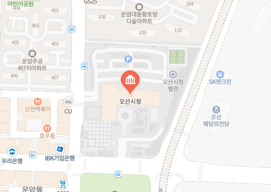 오산시청 세무과 세정과 위치 업무시간 전화번호 취득세 주민세 등록세 면허세 지방소득세 3 오산시청 위치 이미지