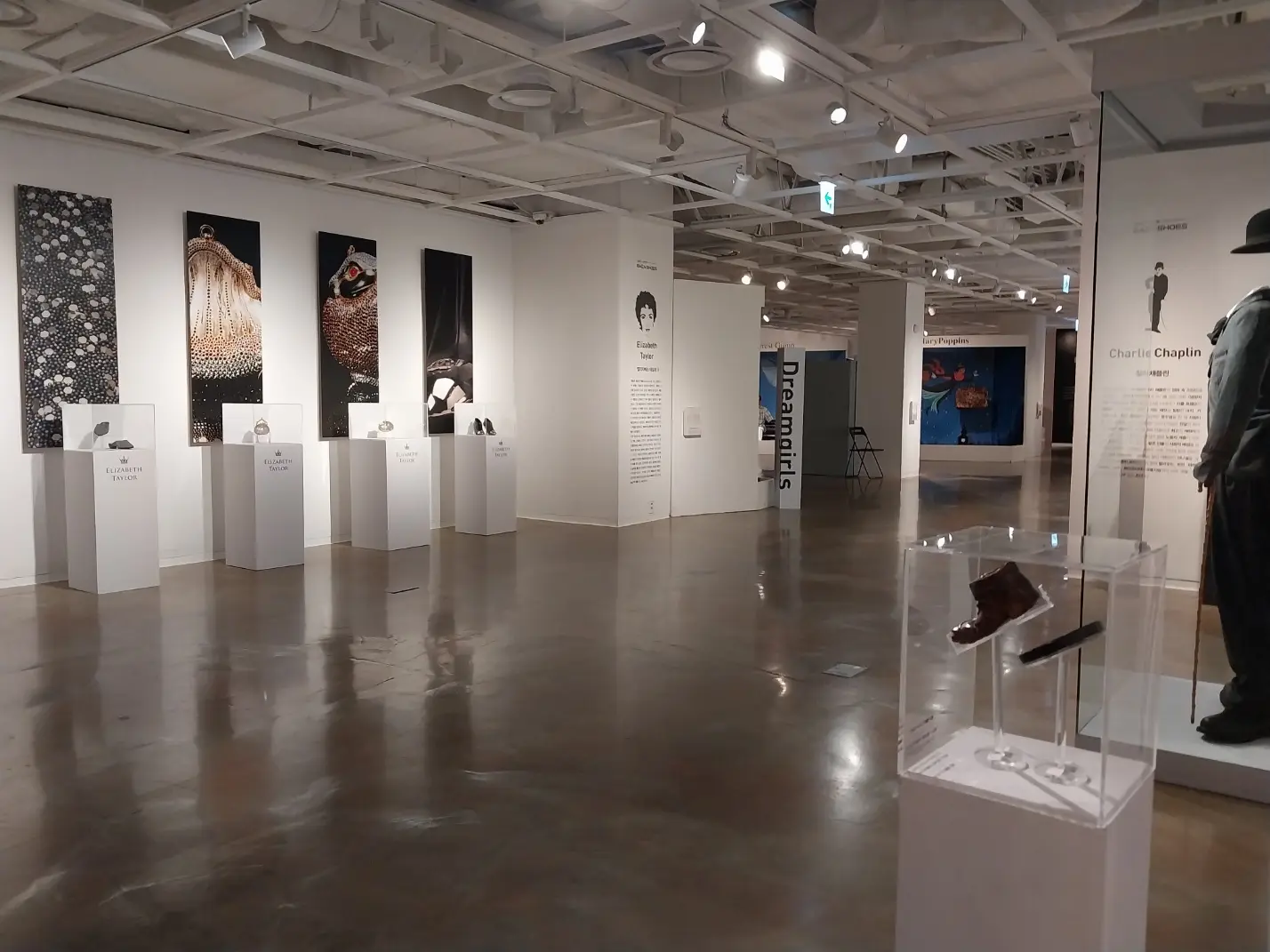 가방 및 신발 전시장