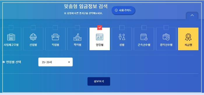 임금직무정보시스템 홈페이지