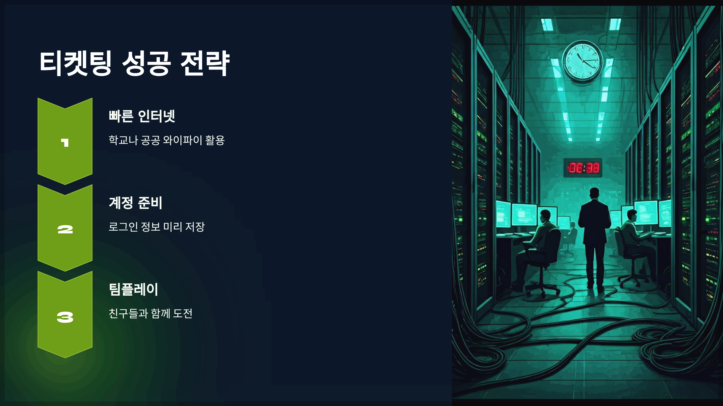 티켓팅 성공 전략