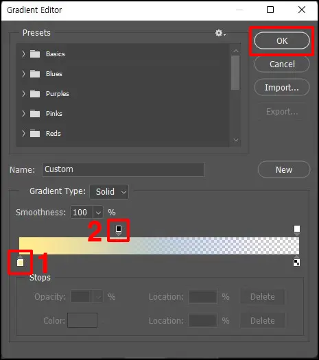Gradient Tool detail