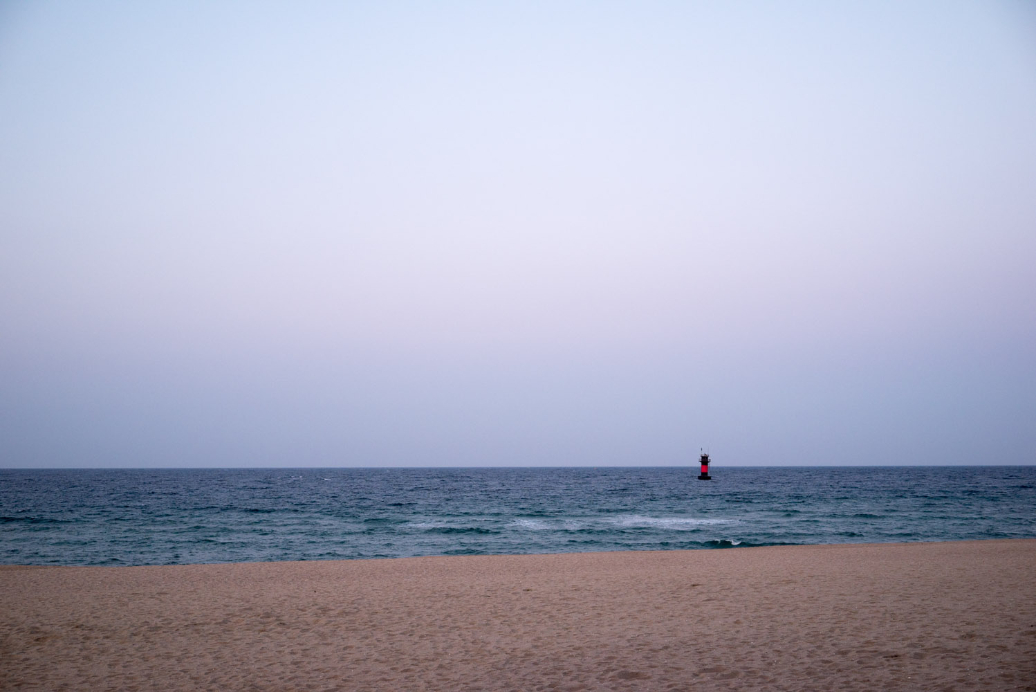 경포해변 저녁