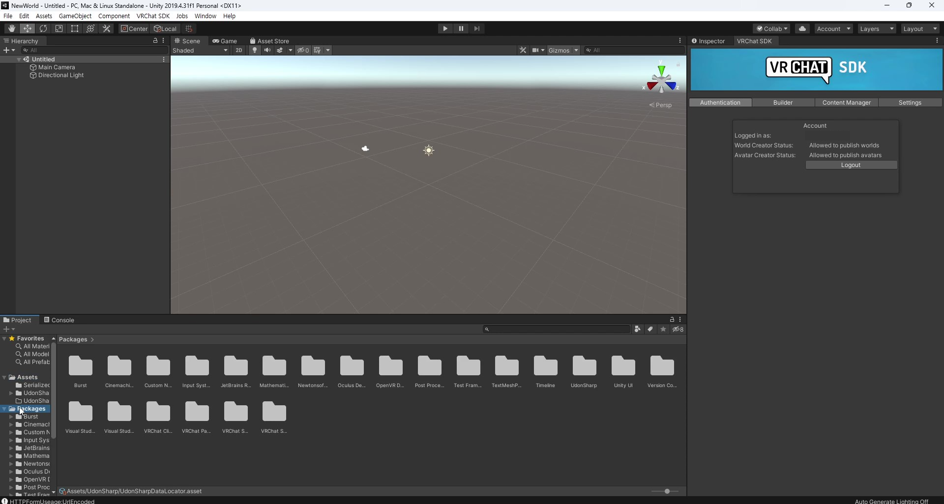 [Unity/VRCHAT] vrchat 맵 제작 시작하기 1 - VCC 설치 및 세팅 방법