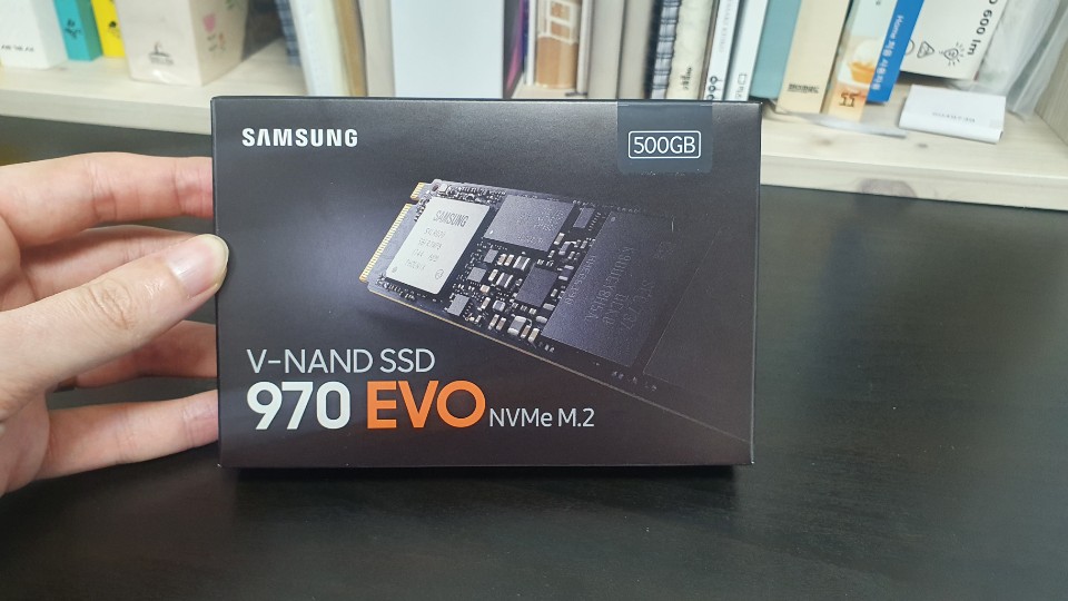  [리뷰] 삼성 970 evo NVMe m.2 SSD 500G 장착 후기