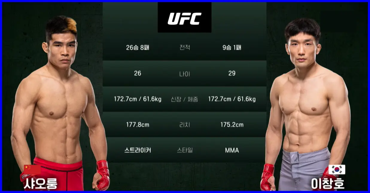 이창호 UFC 경기 결과