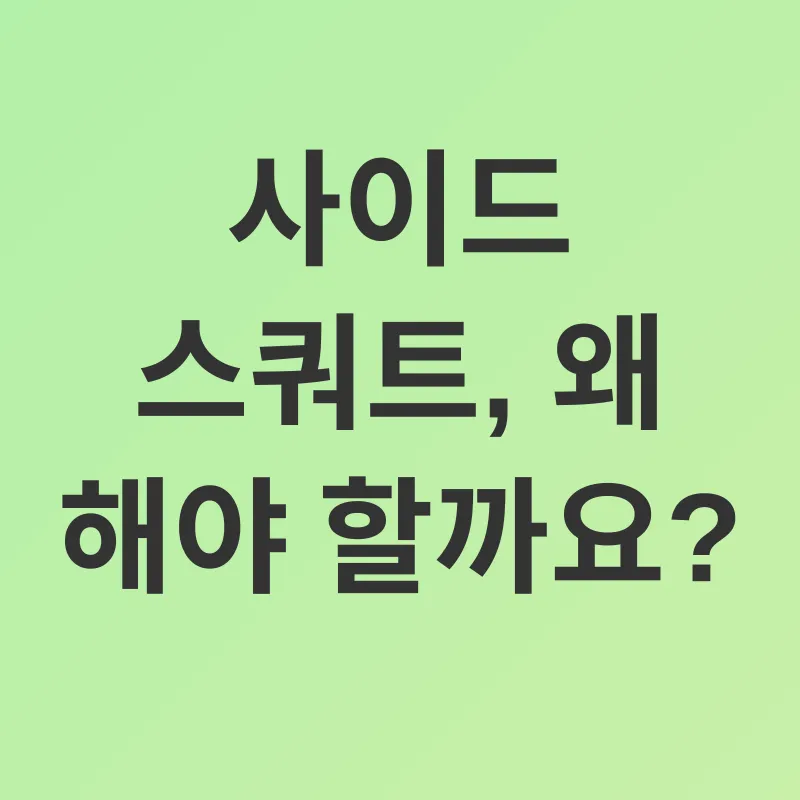 사이드 스쿼트_1