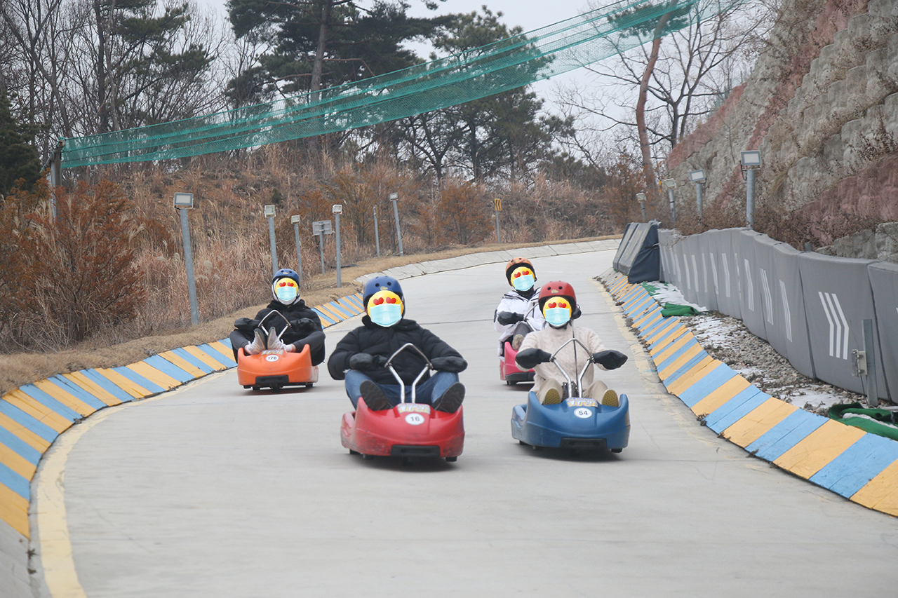  강화도 여행 강화씨사이드 리조트 루지 체험