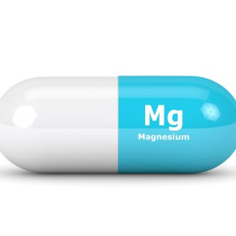 알약 모양의 마그네슘