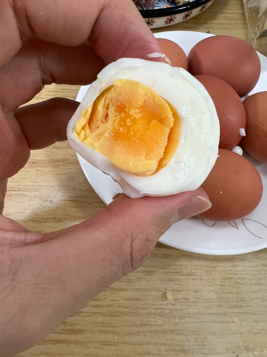 계란찜기로 익힌 계란