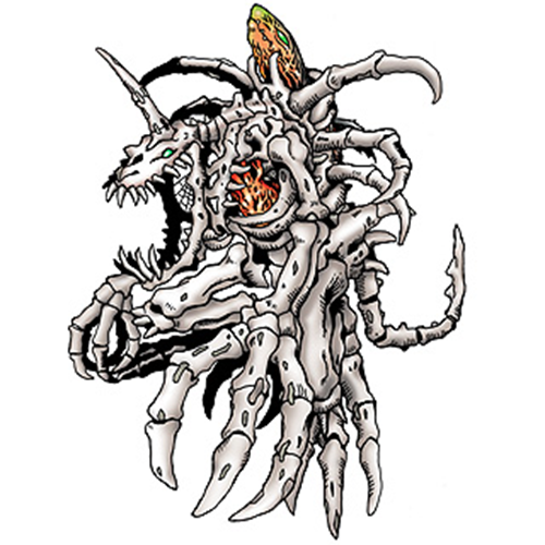  [디지몬도감] 스컬 그레이몬 スカルグレイモン SKULLGREYMON SKULLGREYMON