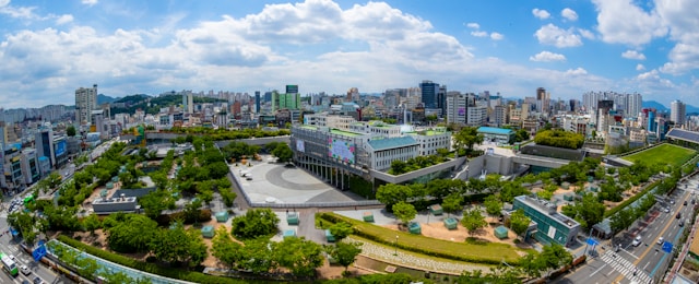 광주광역시 도심 전경