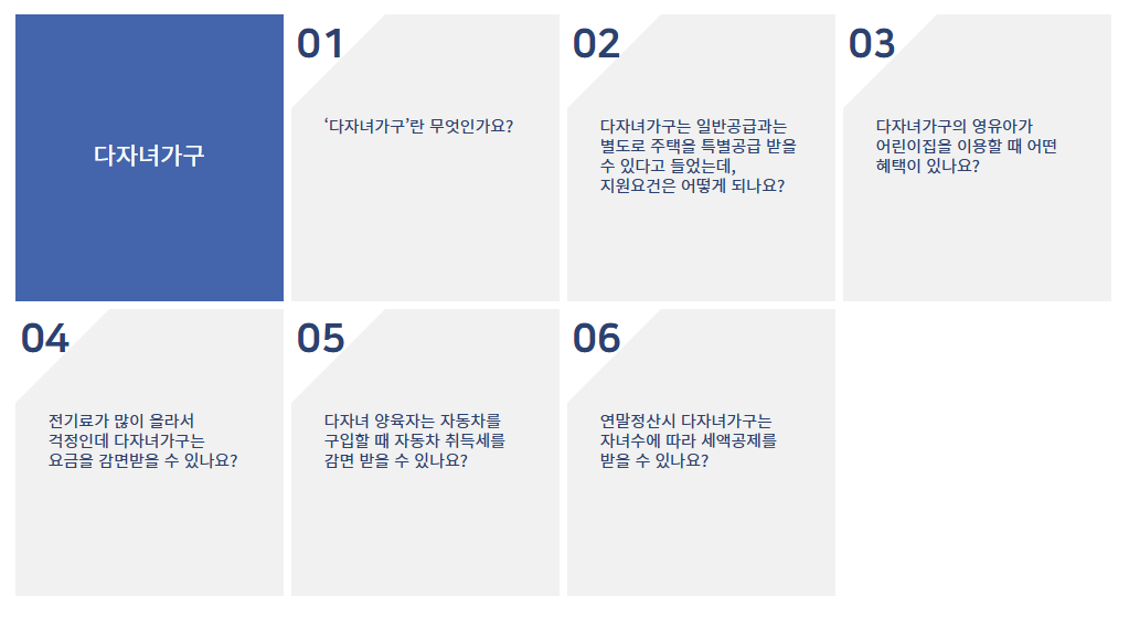 2025년부터 달라지는 다자녀(2자녀·3자녀) 가구 세금 혜택