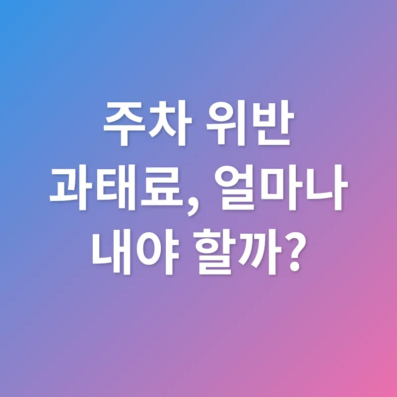 주정차 위반 과태료_2