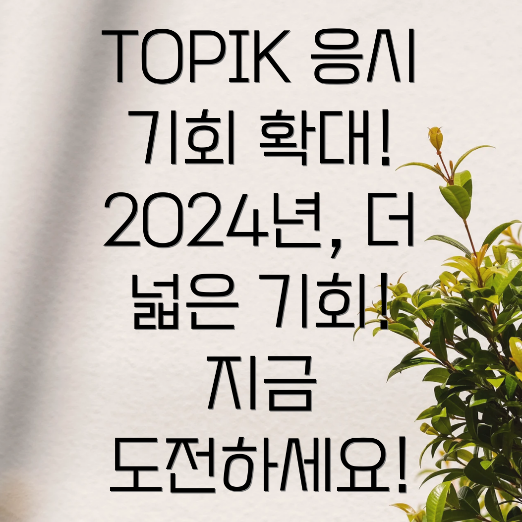 TOPIK 해외 응시 기회 확대