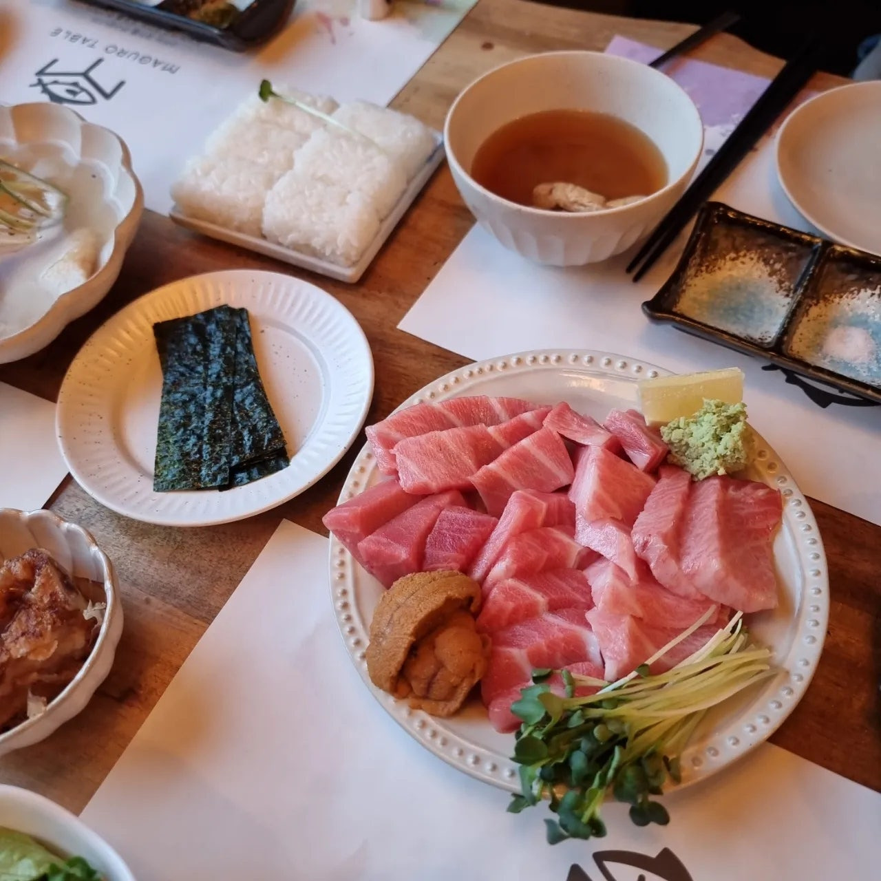 마구로테이블 숙성 참다랑어