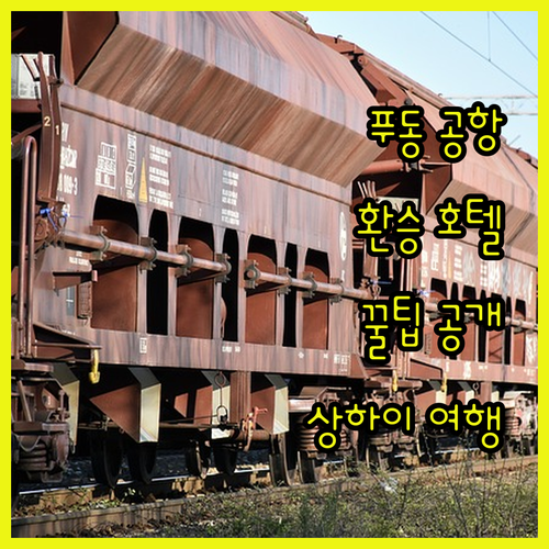 상하이 푸동 공항 근처 호텔 추천! 