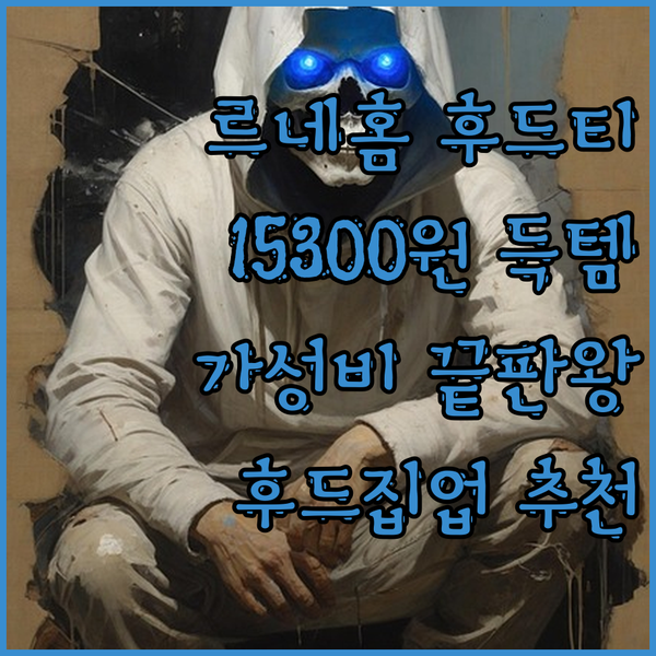 가성비 끝판왕 후드집업? 르네홈 후드