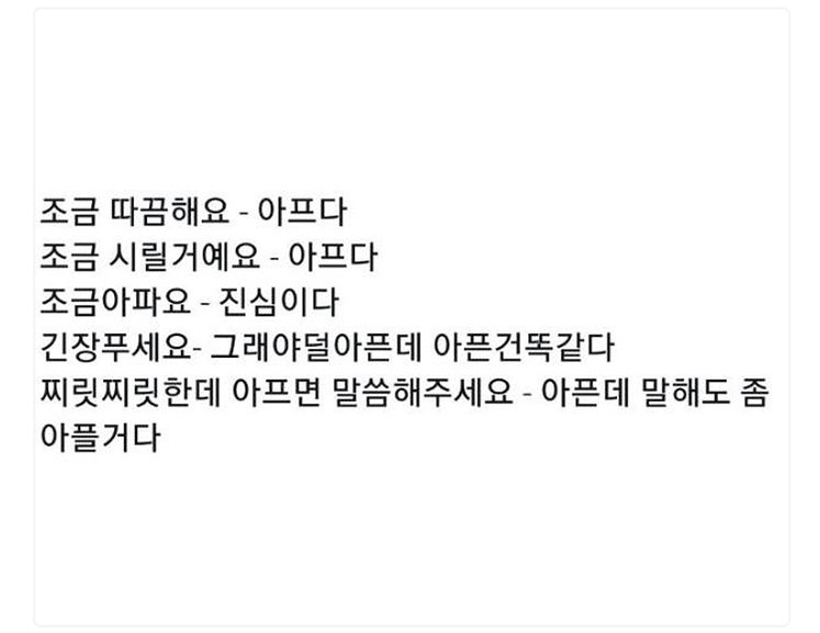  치과어 해석