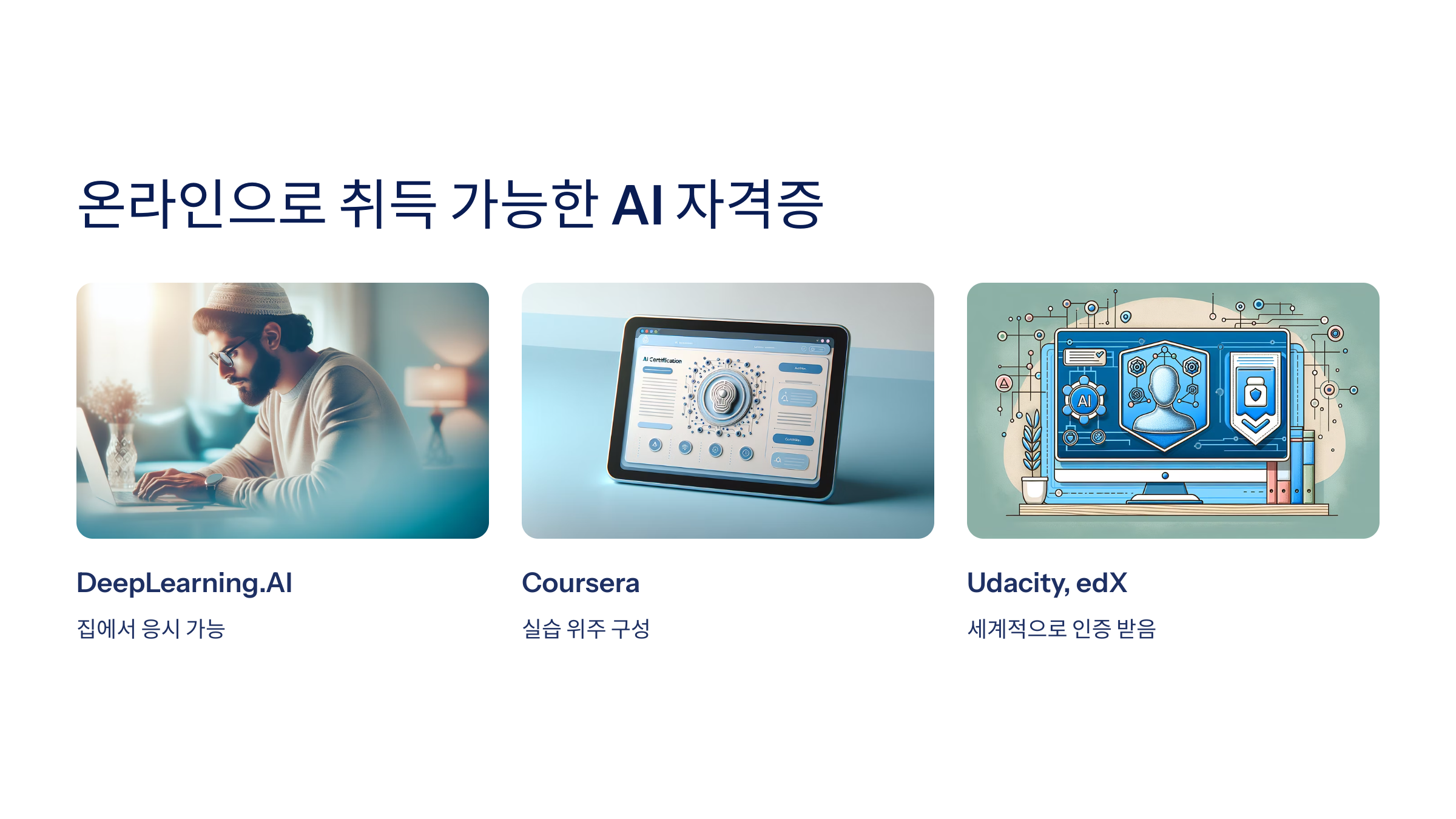 취업에 유리한 AI 자격증 추천 7선