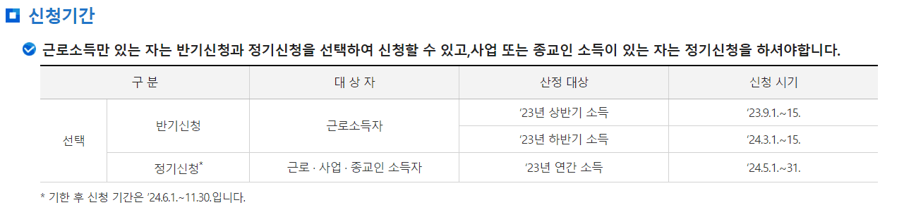 근로장려금 자녀장려금 사진