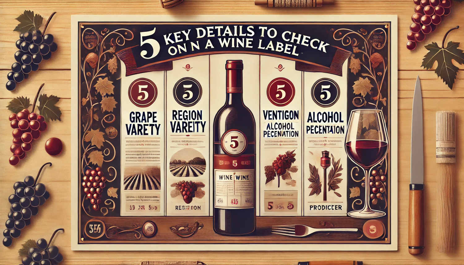 모르면 손해! 와인 라벨에서 꼭 확인해야 할 정보 5가지