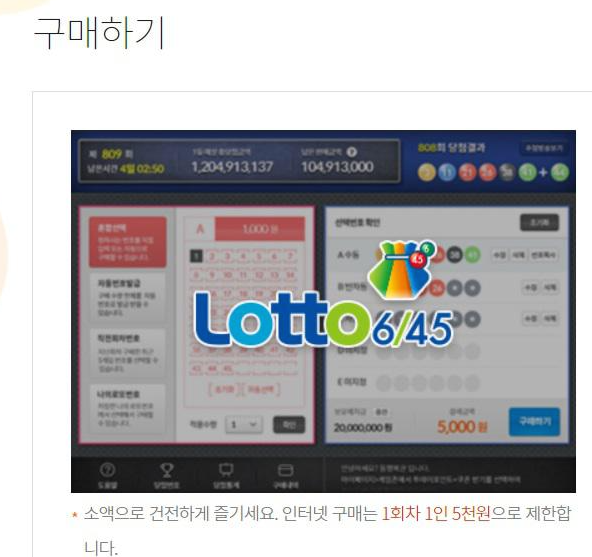  온라인로또구매 방법 직접가지 않아도 가능하다니...?