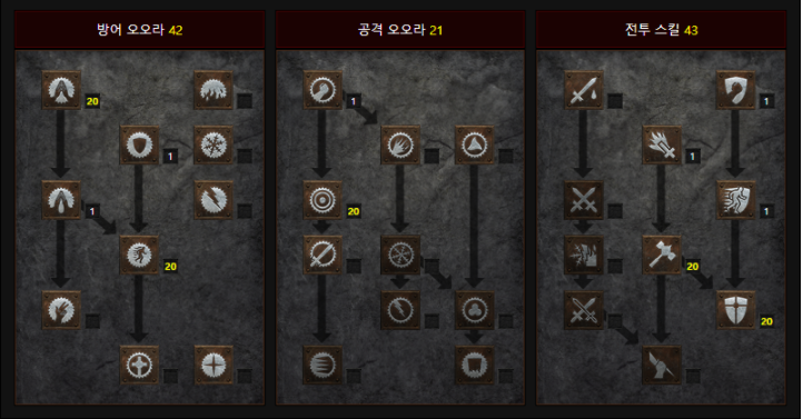  [디아블로2:레저렉션/디아2/디아블로2] 햄시딘 스킬트리