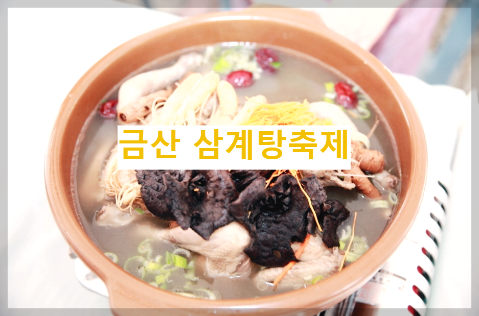  금산 삼계탕축제 : 대한민국 대표 삼계탕 축제