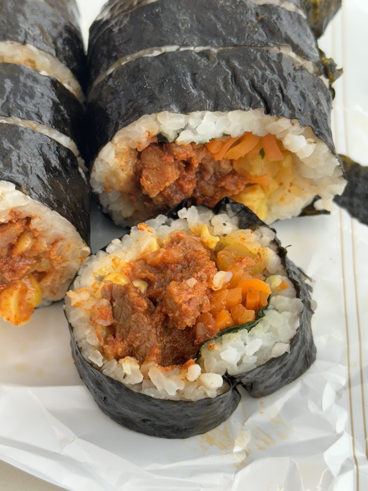 CU편의점 김밥