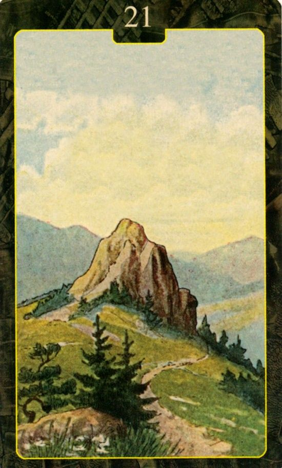 [레노먼드카드배우기]21.Mountain 산 해석 및 의미