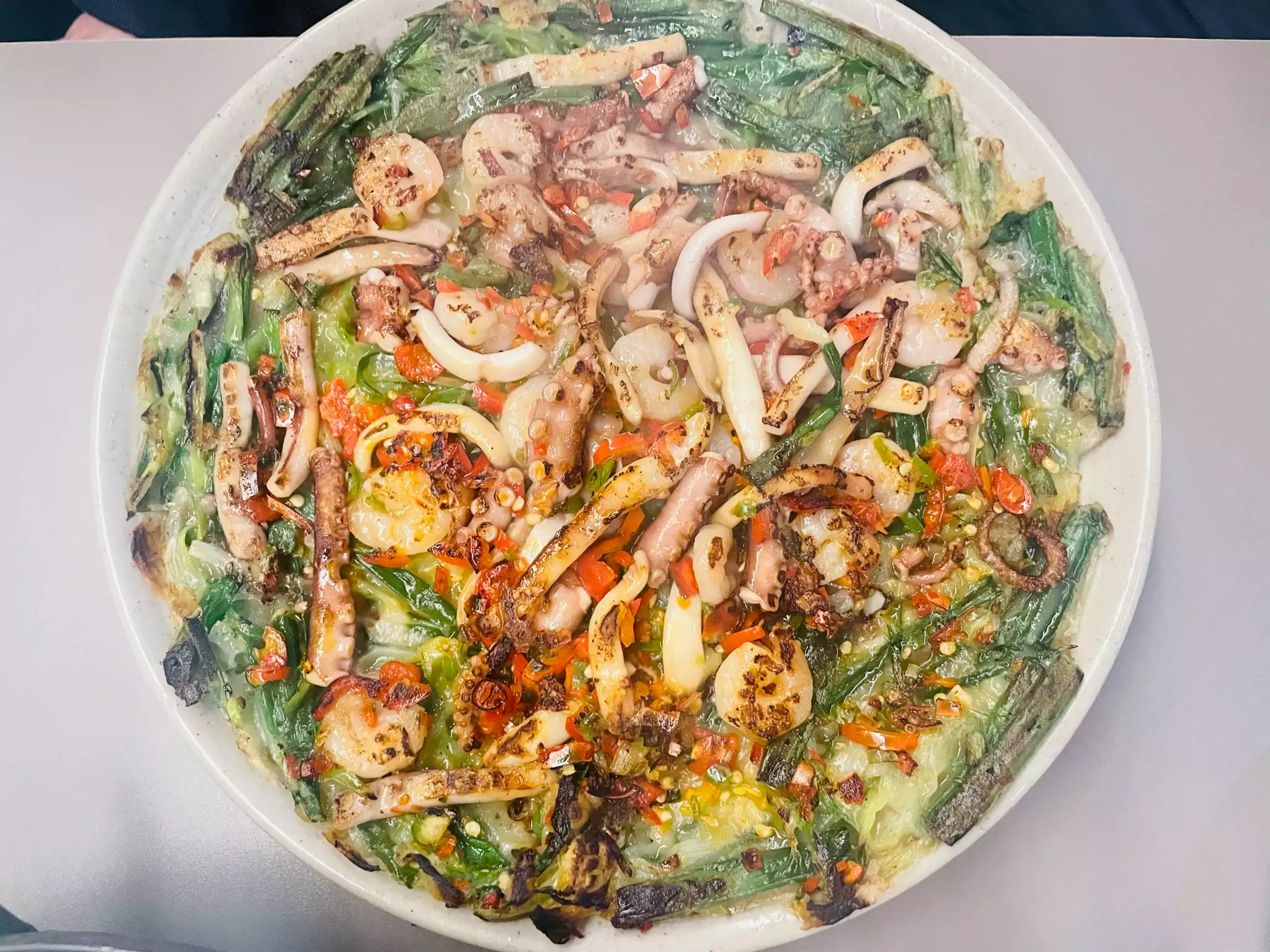 시청 조조칼국수 낙지해물파전