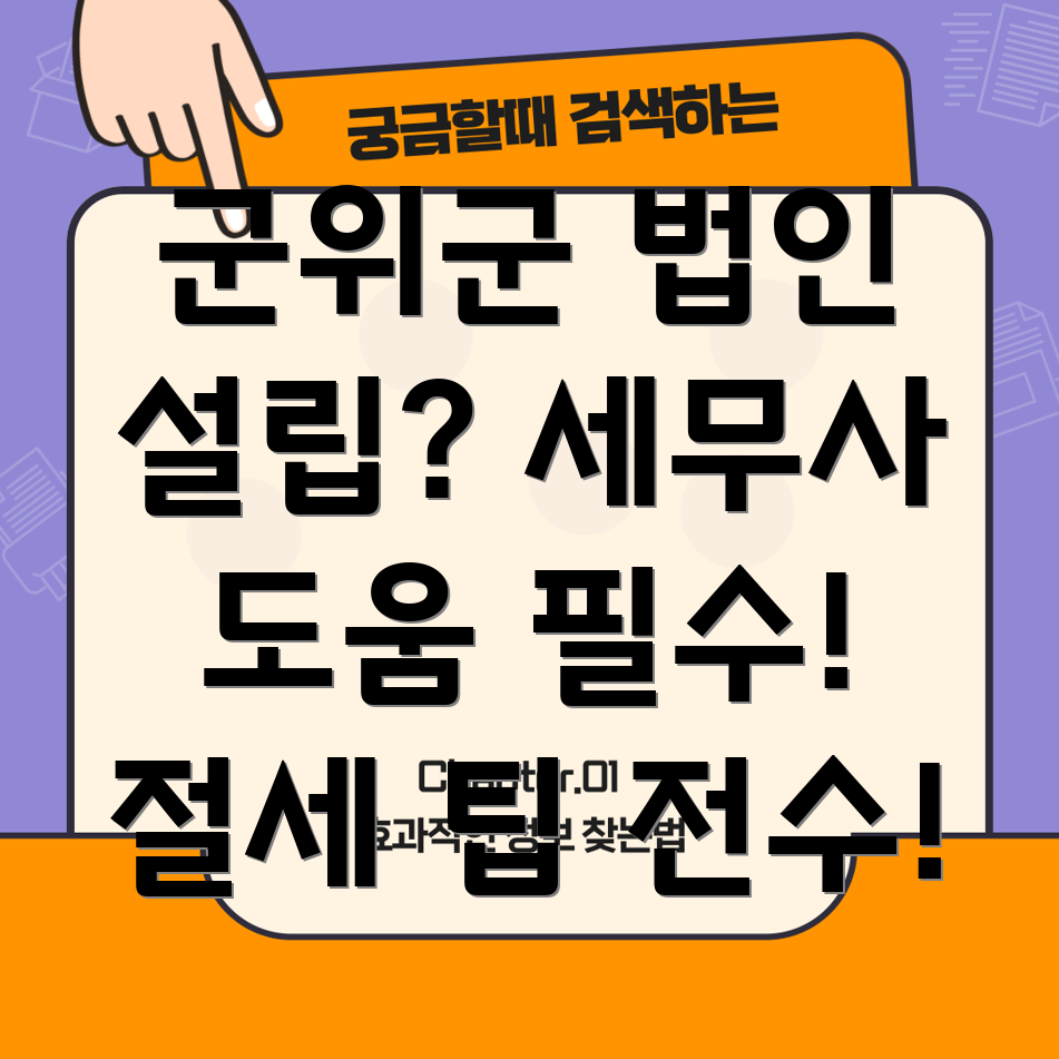 법인설립 세무사