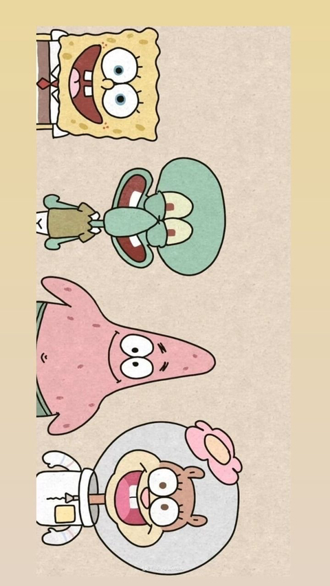 핸드폰 배경화면 스폰지밥 짤