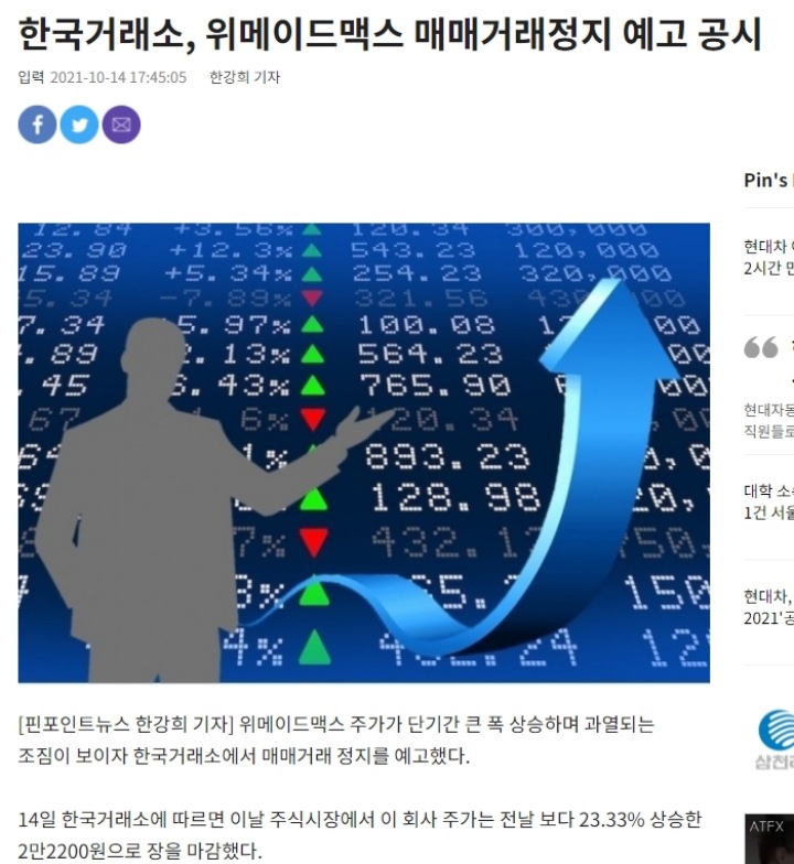 위메이드맥스-투자경고