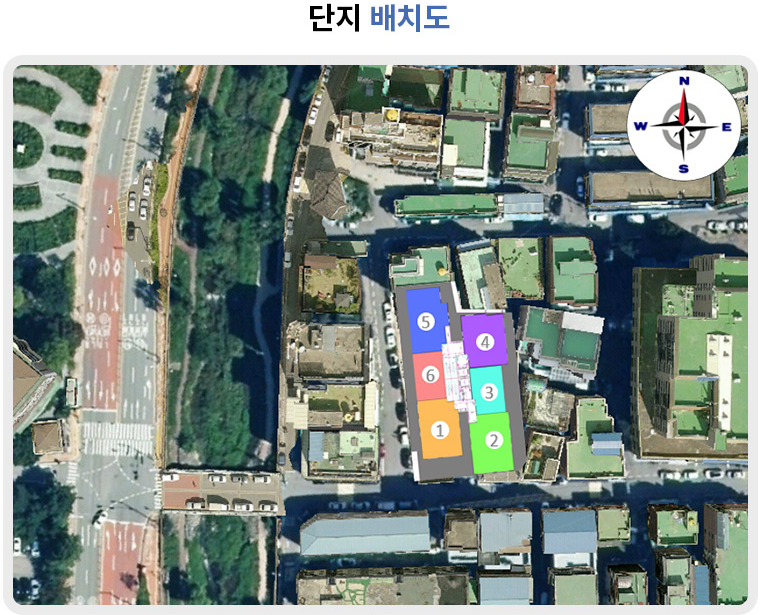 서광교 파크뷰 단지배치도